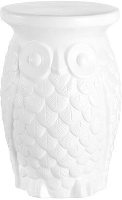 Groovy Owl Ceramic Garden Stool-AA