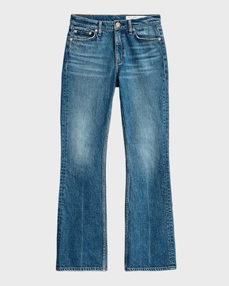 Peyton Mid-Rise Bootcut Jeans-AF