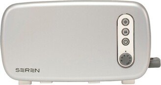 Seren 2Pc Side Loading Toaster with Silver/Chrome Panel