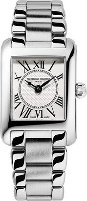 Classics Carree Silver Dial Stainless Steel Ladies Watch FC-200MC16B