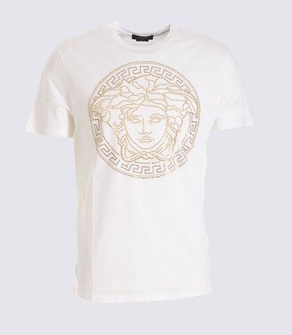 White Cotton Medusa T-Shirt