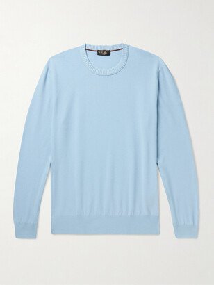 Slim-Fit Cotton and Silk-Blend Sweater