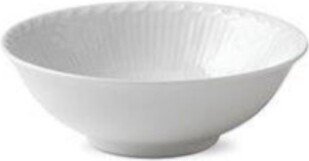 White Fluted Half Lace Cereal Bowl