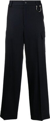 Wide-Leg Wool Trousers