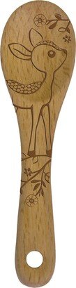 Laser Etched Beechwood Mini Spoon, Woodland Collection, Deer