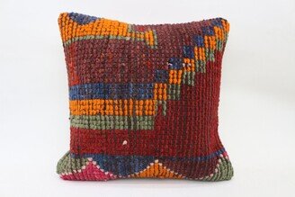 Pillow Covers, Throw Personalized Gift, Red Case, Rug Pillow, Bohemian Cushion Nomadic 6678