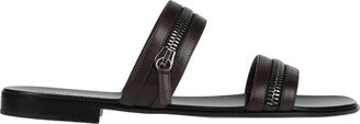 Sandals Dark Brown-AD