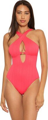 Bora Bora One-Piece (Grapefruit) Women's Swimsuits One Piece