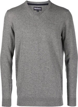 V-neck wool jumper-AJ