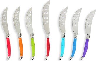 French Home Laguiole 7-Piece Pizza Knife Set