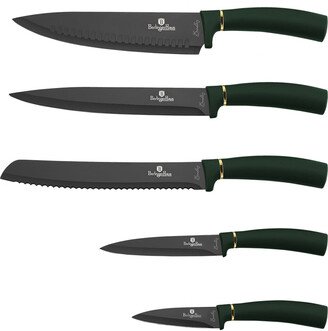 Berlinger Haus US 6-Piece Knife Set w/ Magnetic Holder Emerald Collection