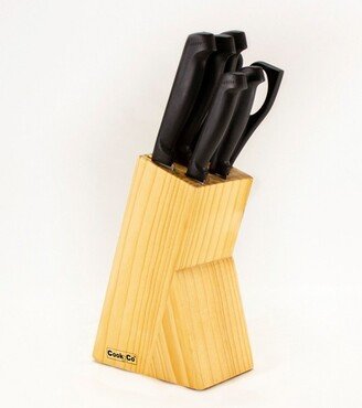 Ergonomic 7Pc Stainless Steel Knife Block