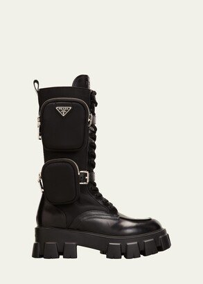 Monolith Dual-Pouch Tall Combat Boots