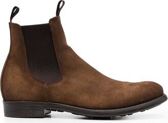 Chronicle leather chelsea boots