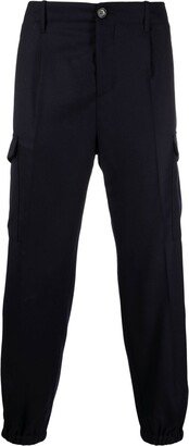 Mid-Rise Tapered Trousers-BR