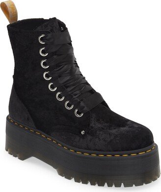 Jadon Max Velvet Combat Boot