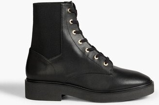 Henley leather combat boots