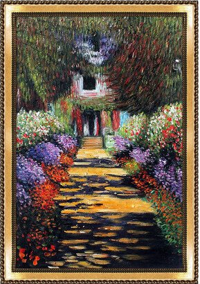 Overstock Art Garden Path At Giverny By Claude Monet