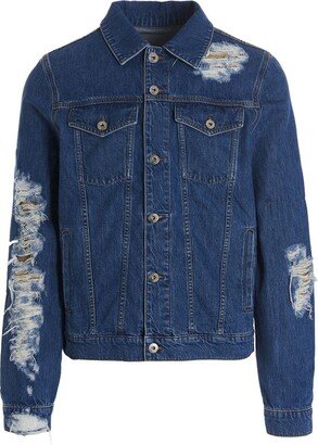 Distressed jacket