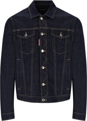 Dan Jean Dark Blue Denim Jacket