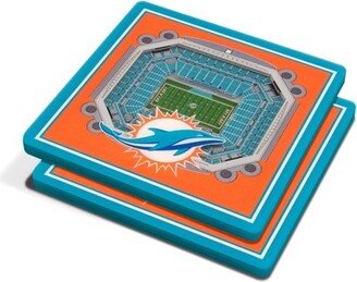 NFL Miami Dolphins 3D Stadium View Coaster