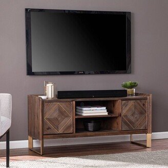 Glacerad Reclaimed Wood Media Console for TVs upto 50 Brown - Aiden Lane