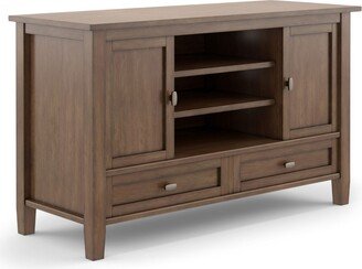 Warm Shaker Solid Wood Tv Media Stand