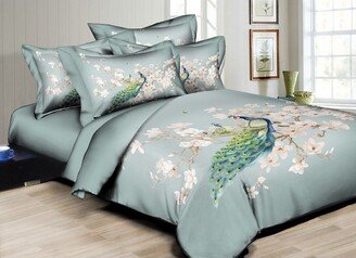 Linen Classique 320TC : Majestic Peacock - 6PC Linen Set - Queen