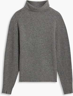 Penelope ribbed wool and cashmere-blend turtleneck sweater