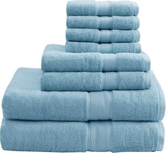 Gracie Mills 8 Piece Towel Set /Aqua