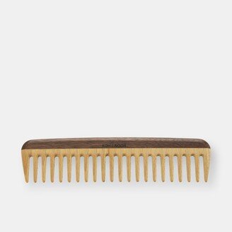 Legno Beech and Kotibe Wood Wide Spread Tooth Comb