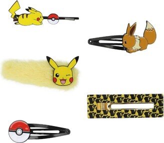 Pikachu Eevee 5-Pack Hair Clip