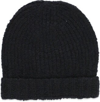 Turn-Up Hem Knitted Beanie