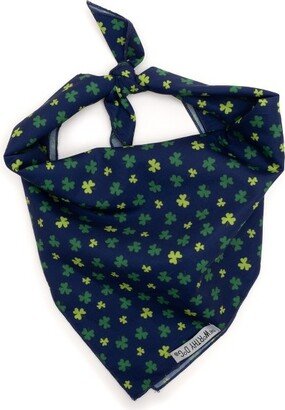 The Worthy Dog Lucky Bandana Acceory - Navy - S