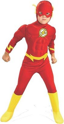 Rubie's Toddler Boys' DC Comics Flash Muscle Chest Costume - Size 2T-4T - Red