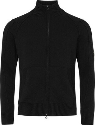 Lambswool zipped sweater