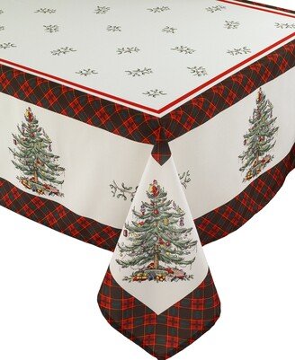 Christams Tree Tartan Multicolored 60x144 Tablecloth