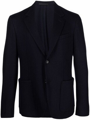 Single-Breasted Felt Jacket