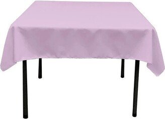 Square Polyester Poplin Table Overlay - Lilac Diamond. Choose