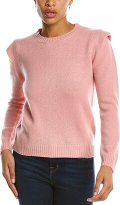 Folded Shoulder Cashmere Sweater