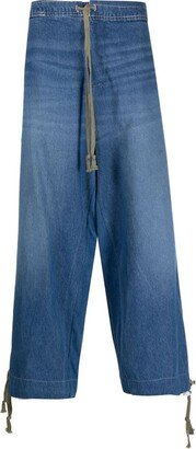 Wide leg denim jeans-AM