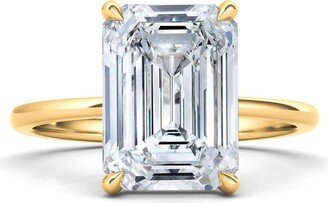 Emerald Cut Lab Created Diamond Ring