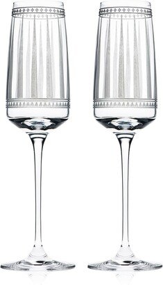 Marrakech Champagne Flute Glasses, Set of 2