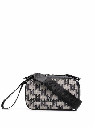 K/Monogram jacquard camera bag