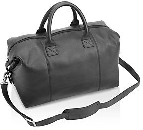 Leather Overnighter Duffel Bag