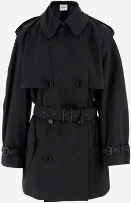 Technical Jersey Trench Coat