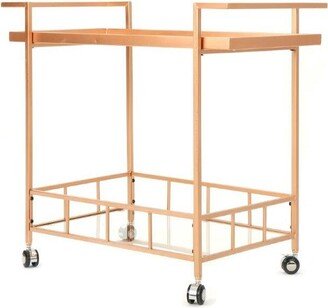 Abigale Industrial Bar Cart