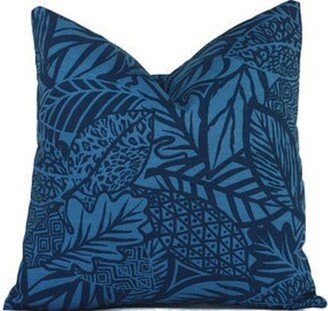 Sale 12x12 Outdoor Pillow Covers Decorative Navy Blue Designer Maven Capri