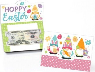 Big Dot of Happiness Easter Gnomes - Spring Bunny Party Money and Gift Card Holders - Set of 8