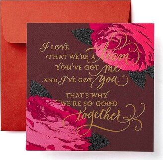 American Greetings Valentine's Day Card Floral for Wife